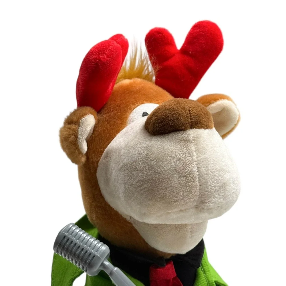 Sound N' Light Animated Christmas Reindeer Sings Uptown Funk SEE VIDEO